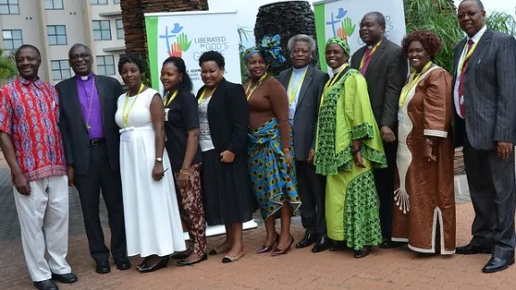 Tanzanian participants of the Africa Pre-Assembly met in Johannesburg, South Africa, in February 2017. Photo:LWF