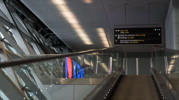 Upon arrival at the John Paul II International Airport Krakow