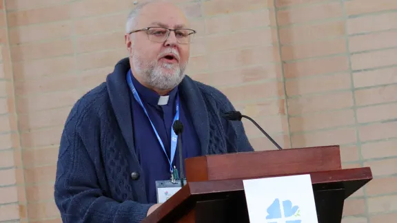 Rev. Dr. Larry Kochendorfer from the Evangelical Lutheran Church in Canada. Photo: LWF/Jorge Diaz
