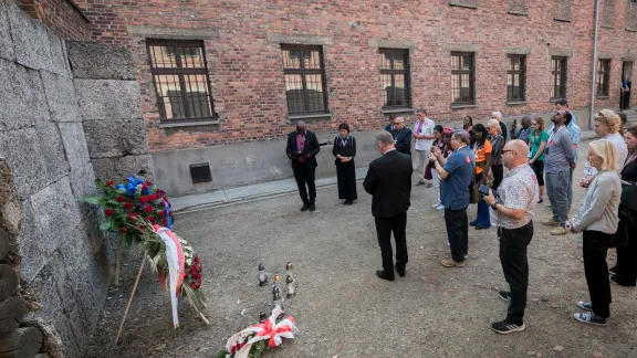 LWF delegation at Museum and memorial of Auschwitz-Birkenau